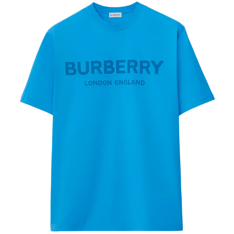 Burberry Blue Ellison Logo T-Shirt