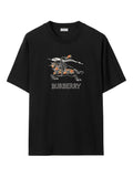 BURBERRY EKD Sketch Cotton T-shirt Black