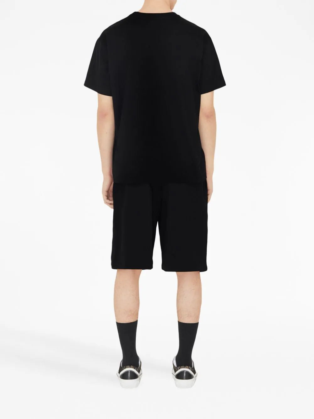 Burberry Tristan Embroidered EKD T-Shirt Black
