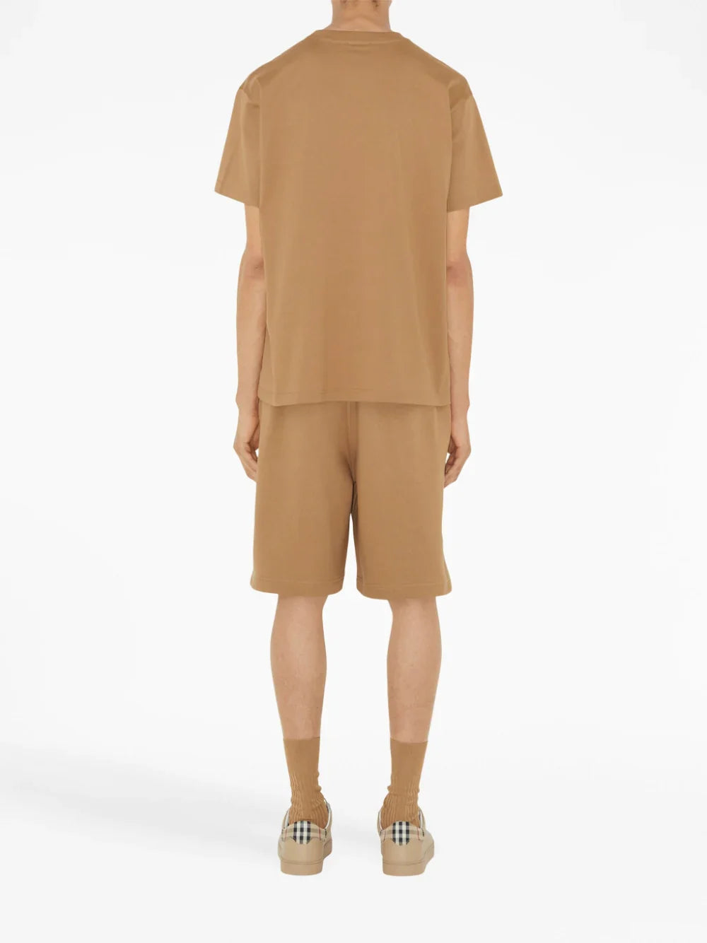 Burberry Tristan Embroidered EKD T-Shirt Brown