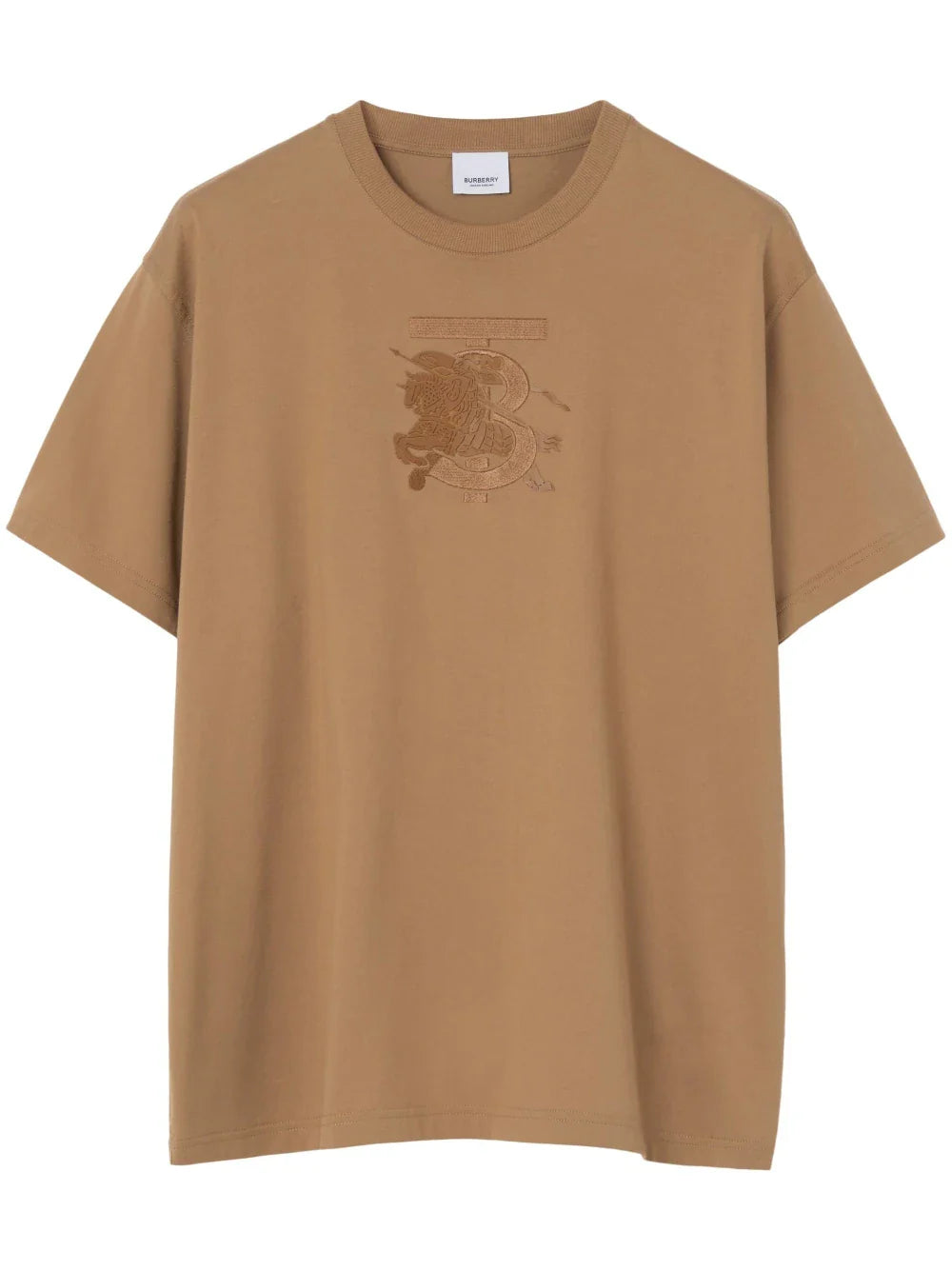 Burberry Tristan Embroidered EKD T-Shirt Brown