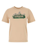 Burberry Women Skin Pink Cotton T-Shirt
