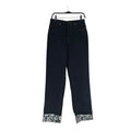BURBERRY LONDON/Straight Pants/27/Denim/BLU/LOGO PATCH DENIM ROSE