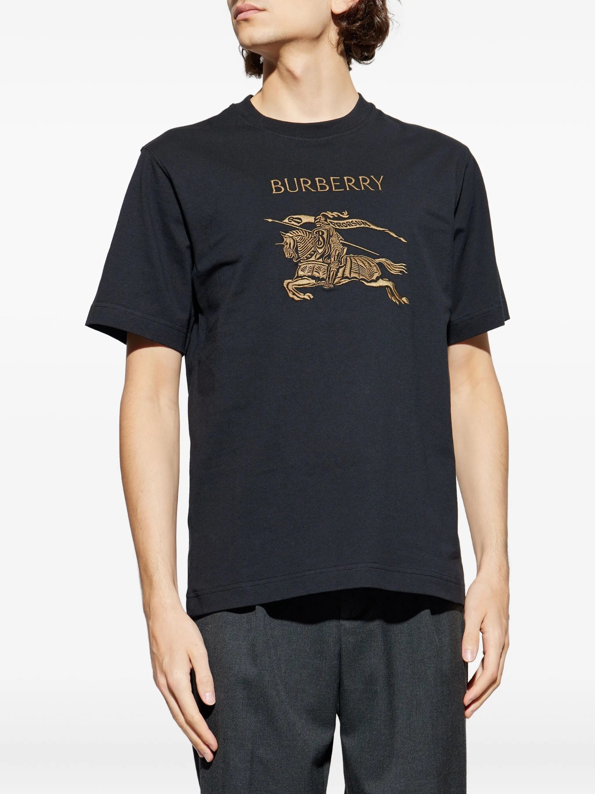 BURBERRY EKD Cotton T-shirt Black