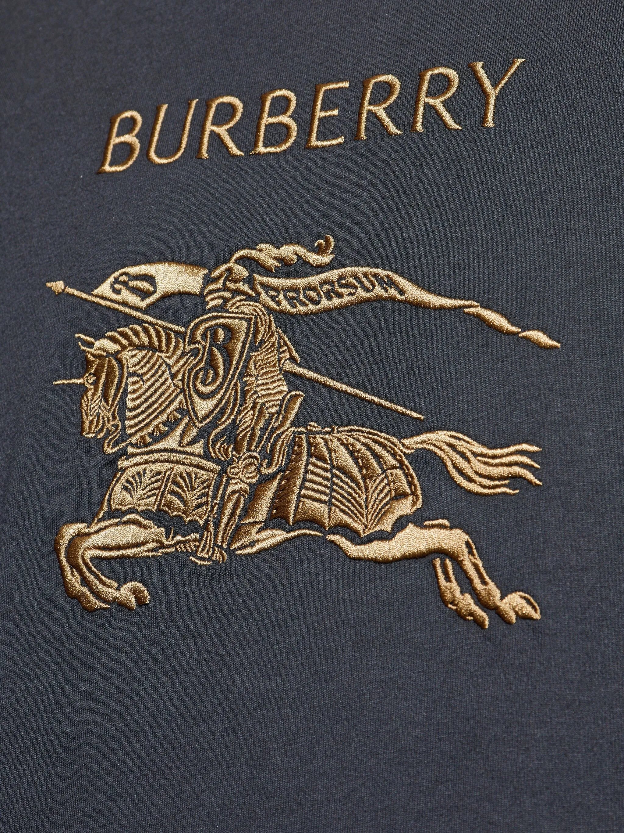 BURBERRY EKD Cotton T-shirt Black