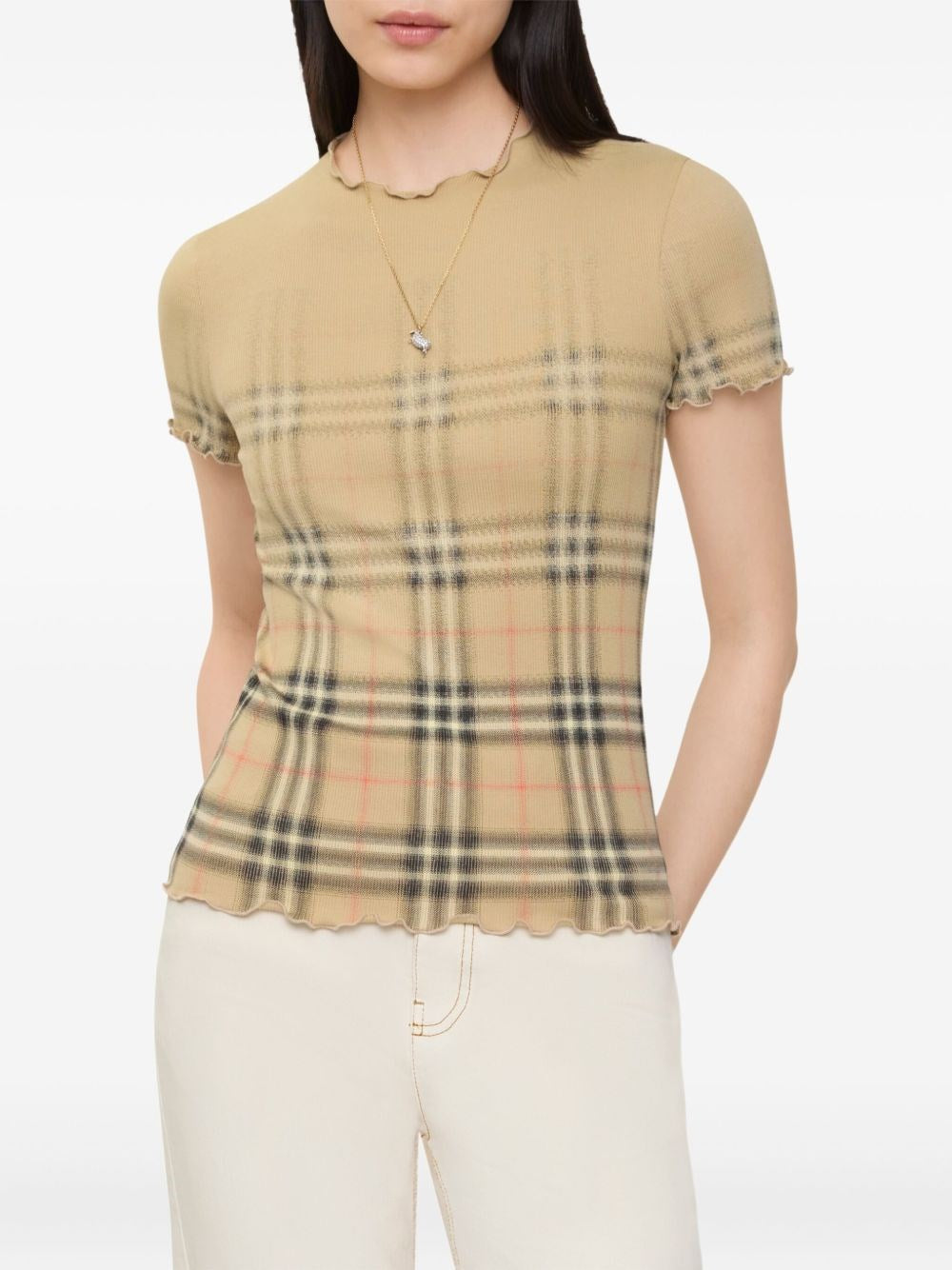 Burberry Women Blend Check Sweater
