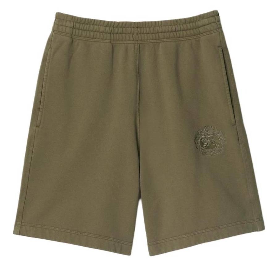Burberry EKD Embroidered Cotton Shorts