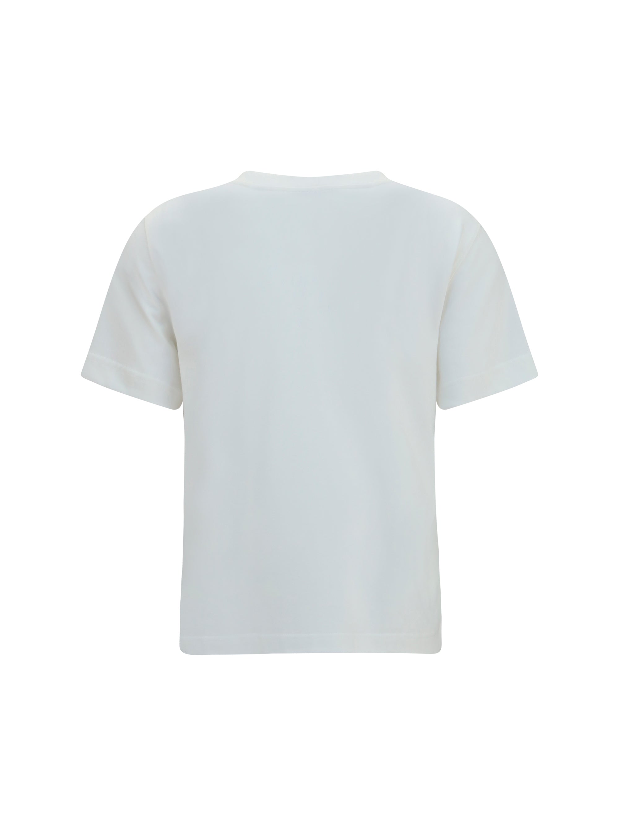 Burberry Women Cotton T-Shirt With Check Flag