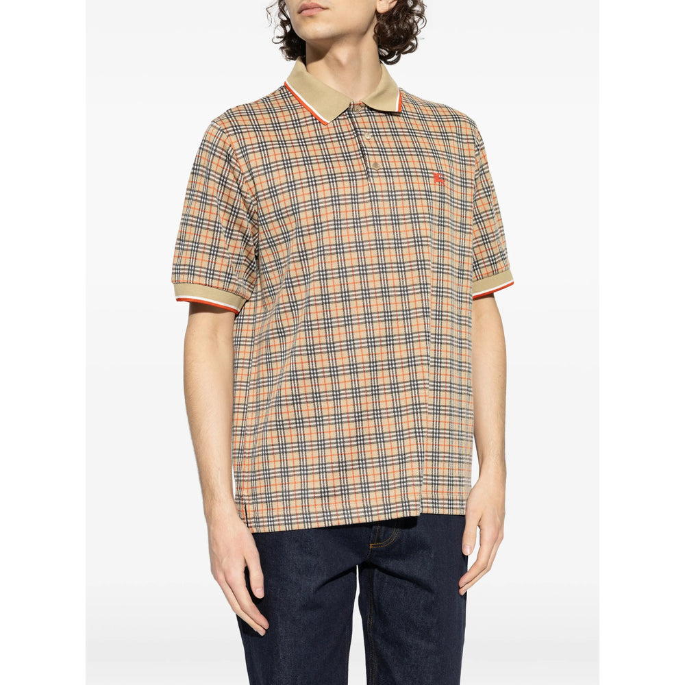 Burberry Neutrals Polo Shirts Men