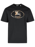 Burberry 'Seth' Black Cotton T-Shirt Men