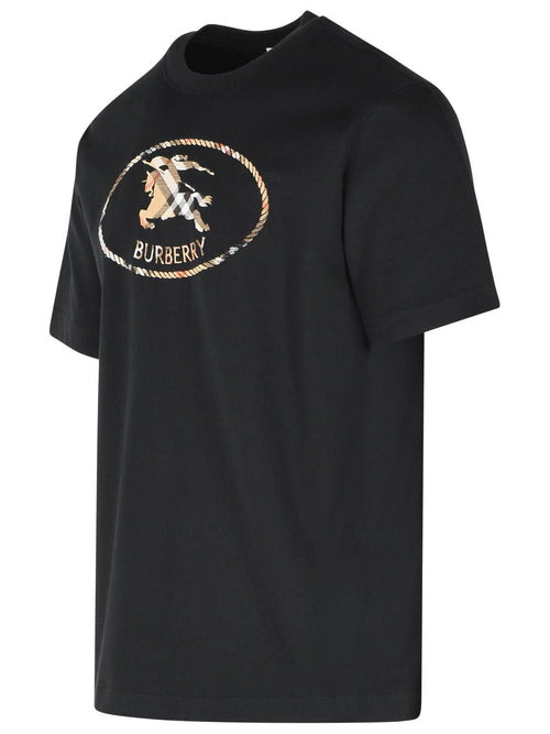 Burberry 'Seth' Black Cotton T-Shirt Men