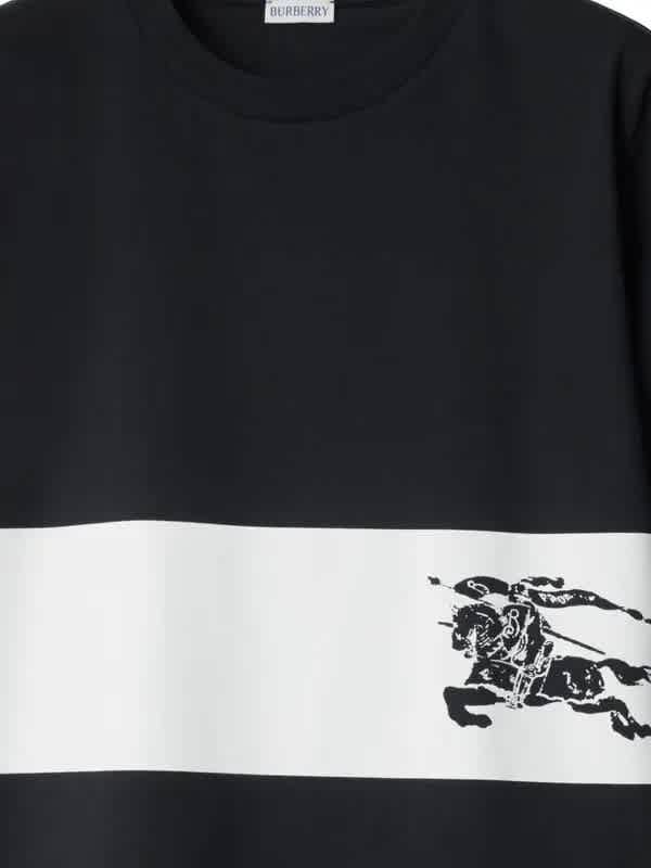 Burberry EKD Stripe Short Sleeve Cotton T-Shirt