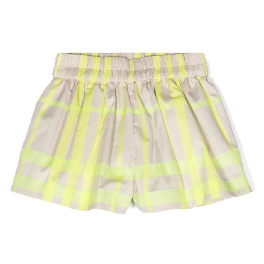 Burberry Toddler Marcy Check Flared Shorts
