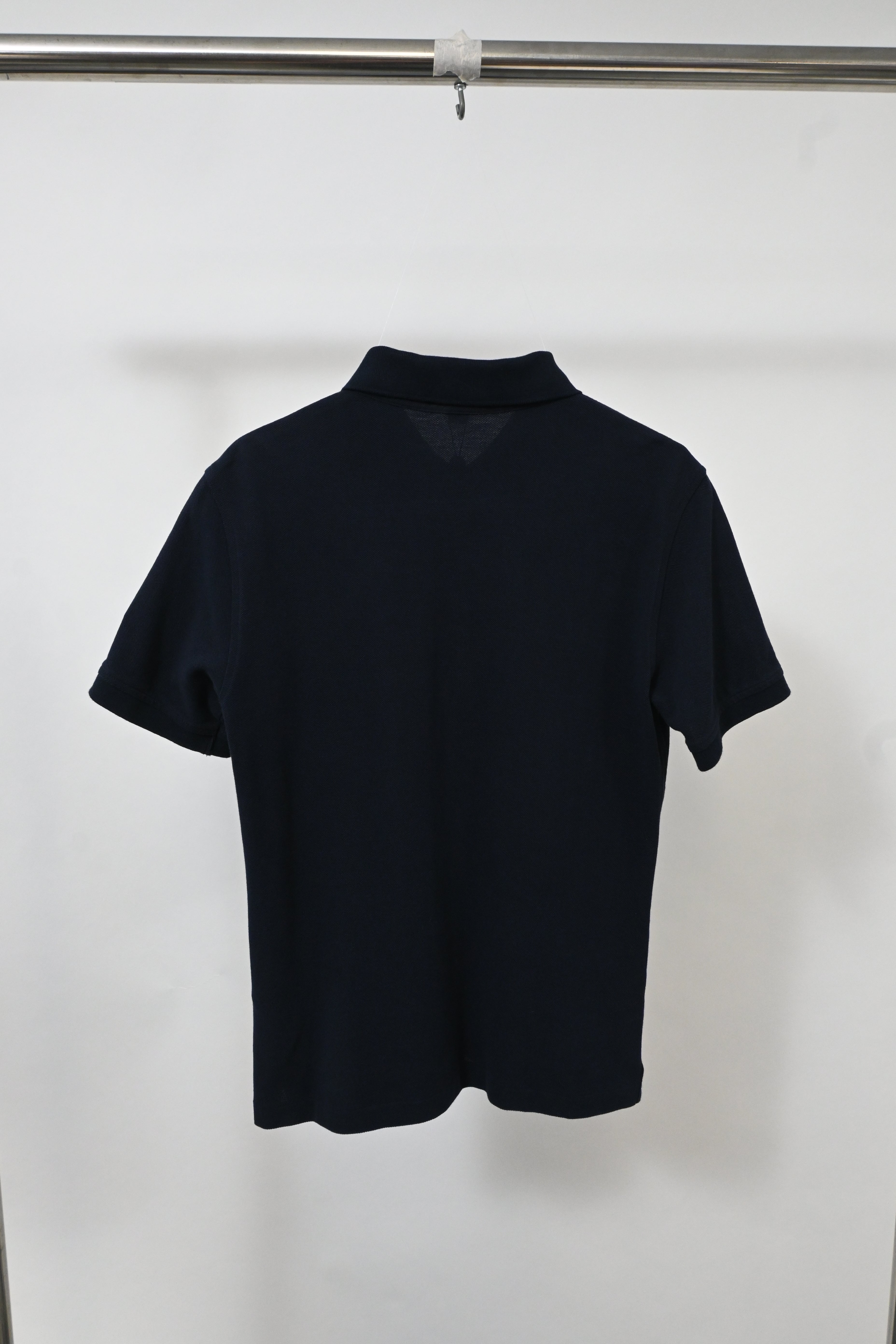 Burberry EKD Logo Polo Shirt in Navy Blue Cotton