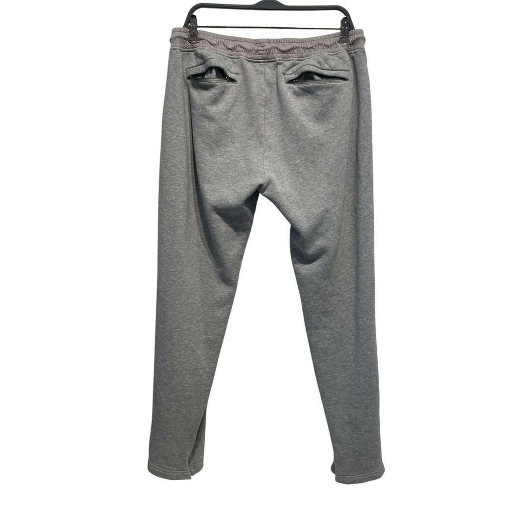 BURBERRY/Straight Pants/XL/Cotton/GRY/LEG LOGO