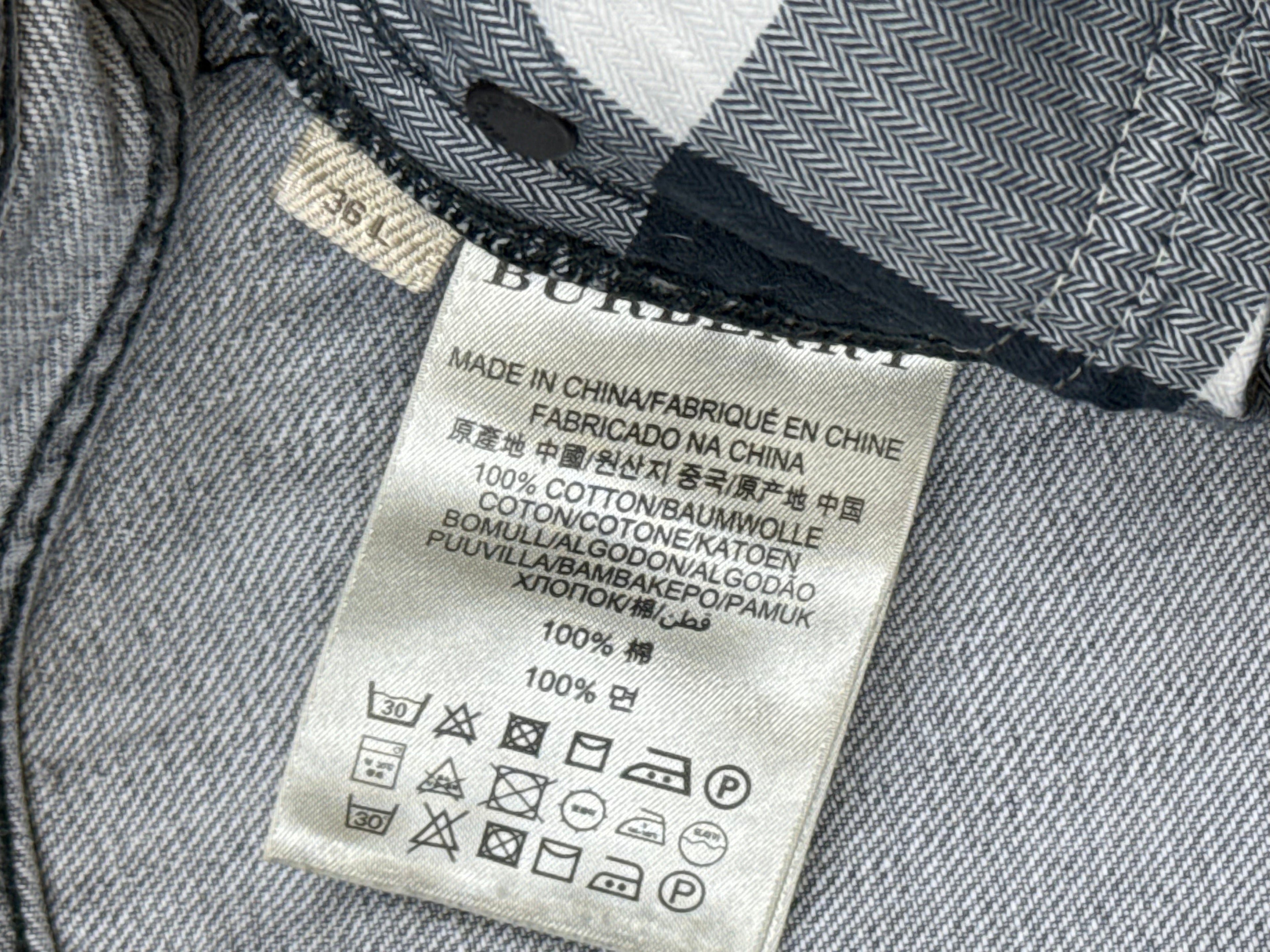 vintage Burberry jeans