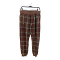BURBERRY LONDON/Pants/M/Polyester/BRW/Plaid/sherpa joggers