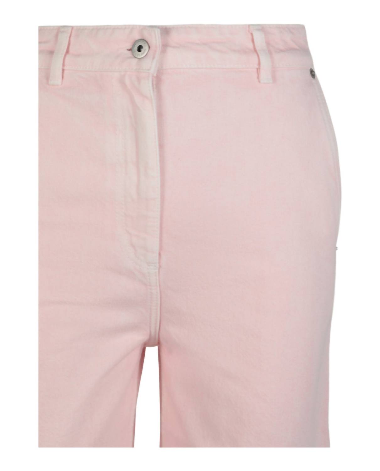 Women's High Waist Bermuda Shorts In Pink