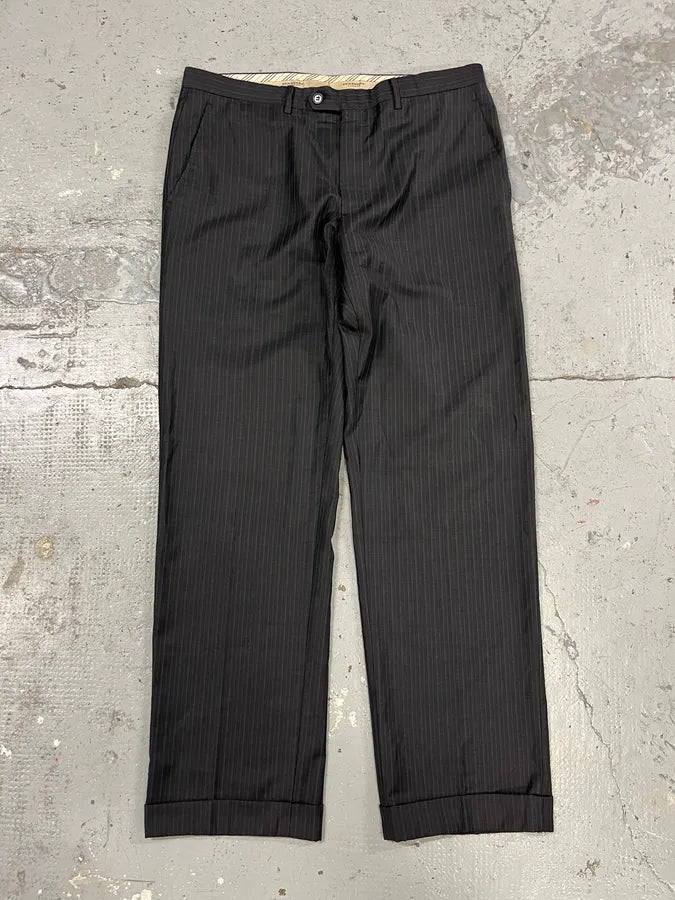 Burberry Black Elegant Pants Suit