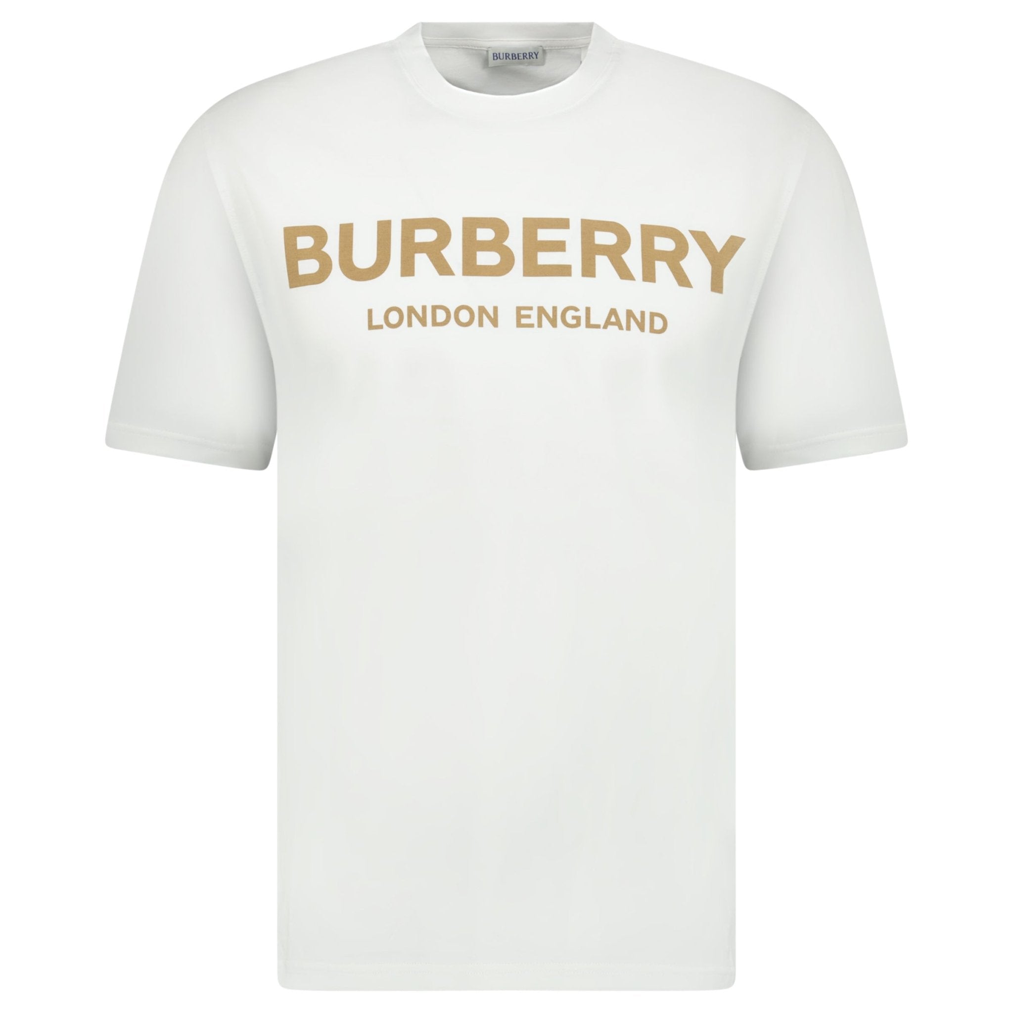 Burberry 'Ellison' Logo Print T-Shirt White