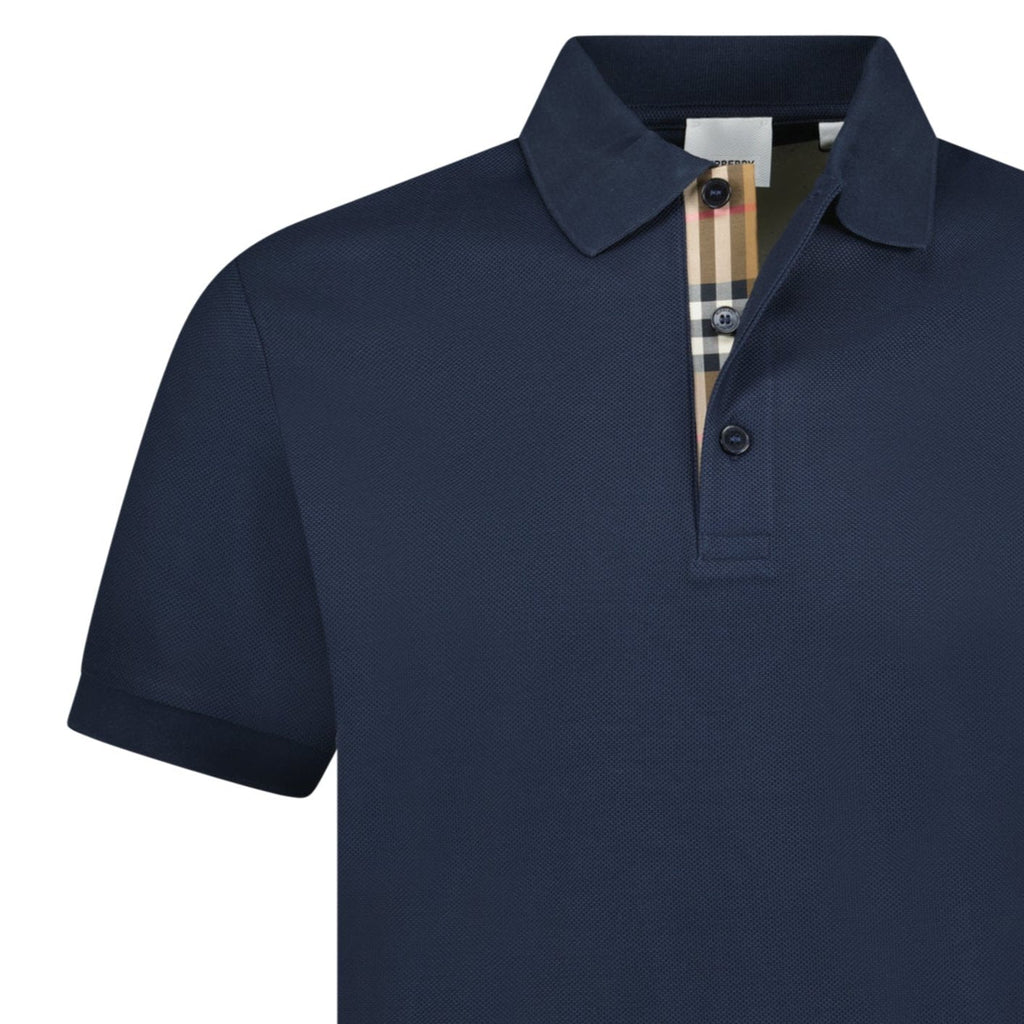 Burberry 'Hartford' Check Polo Navy