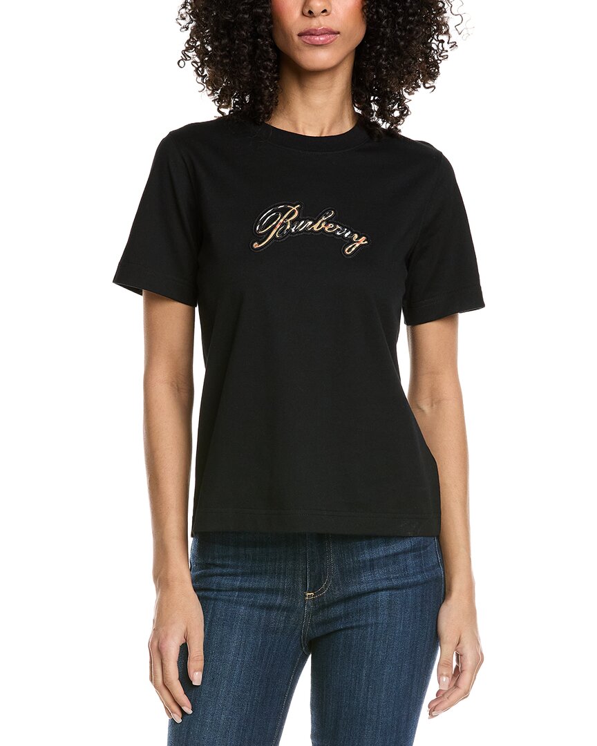 Burberry Check Logo T-Shirt