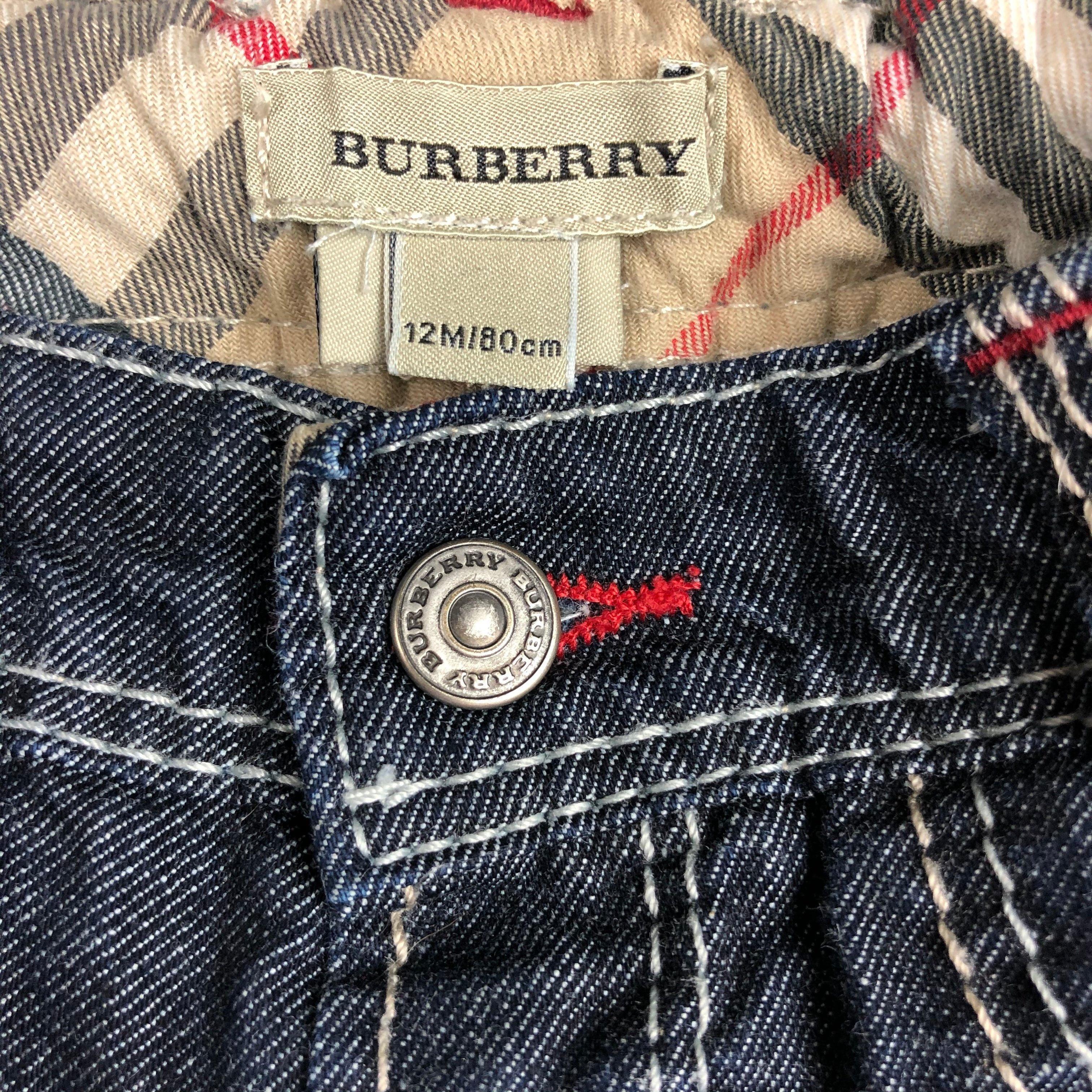 Burberry London Baby Jeans - Size 12M