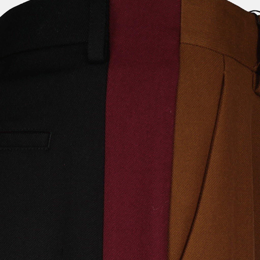 Tailored Brown Straight-Leg Trousers